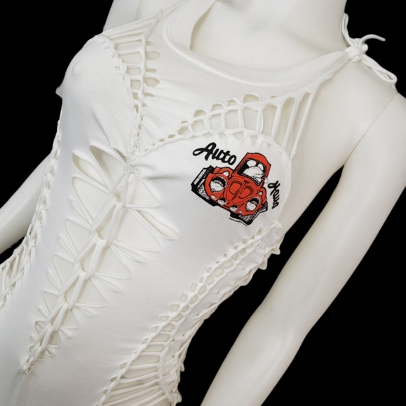 Harley's Chop Shop Other - Empi Limited Edition Auto Haus WHT Cut Bodysuit